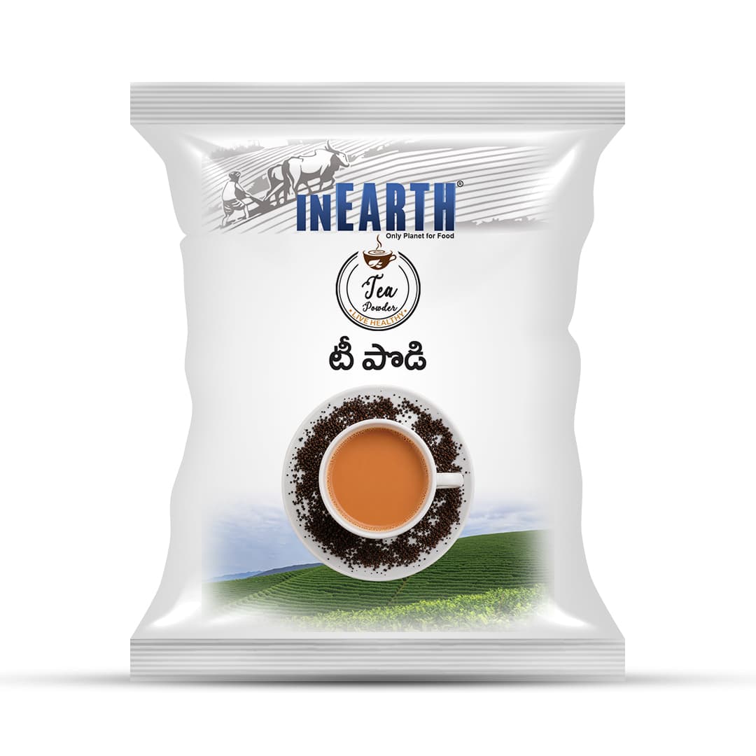 INEARTH Tea Powder pack, front